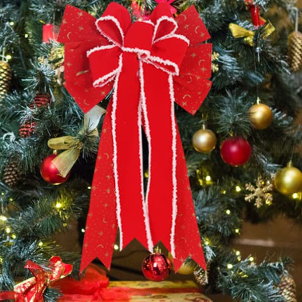 Christmas Bows Holiday Dekorative Bows Xmas Krans Bow for A