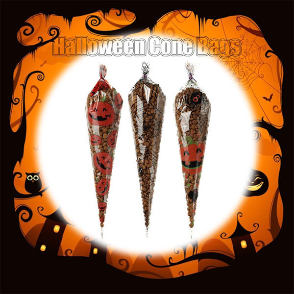 100 ST Halloween-godispåsar Godispåse A