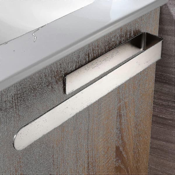 Badehåndklestativ uten boring, selvklebende håndklestativ i rustfritt stål 37 cm