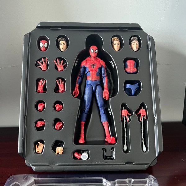 Spiderman Into the Spider-Verse Action SV Peter B. Parker Sentinel Miles Spider Man Action Figures Model Toys Joint Movable Doll