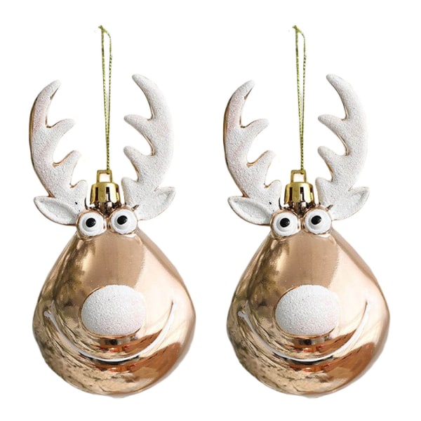 Julgranskulor, älgdesign, hängande bollar, fest