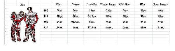Familjematchande set Cotton Xmas Pyjamas 130CM Kid