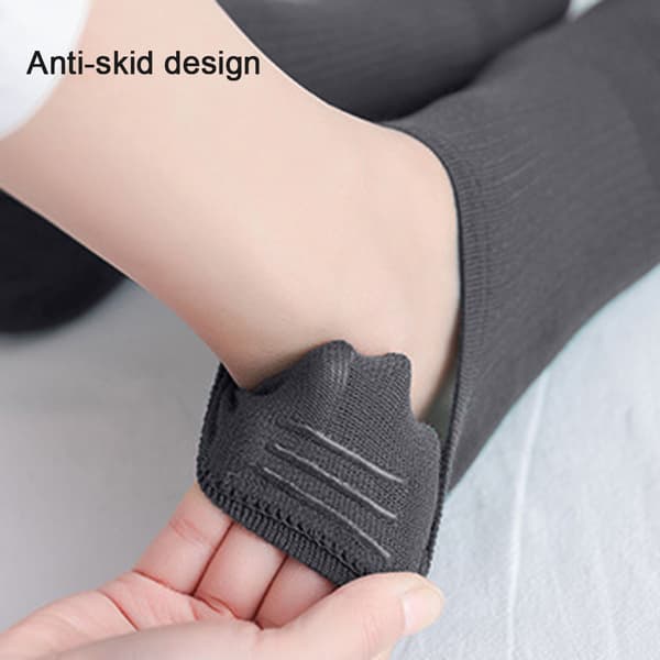 10 par Ankelsokker Damesport Korte sokker, ensfarget dark grey