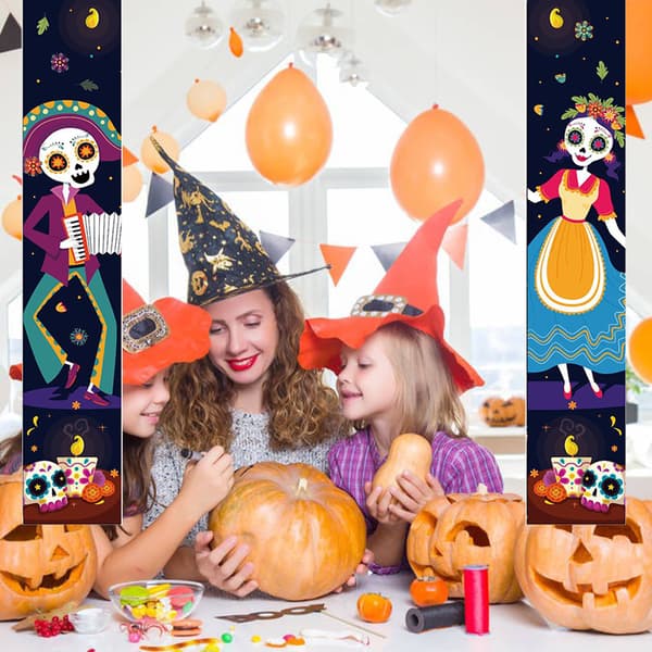 Halloween Dekor, Velkomstbannere Verandaskilte til yderdør DL8102