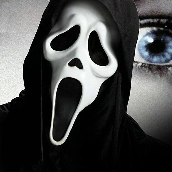 skrik mask skräck halloween skräck ond klänning