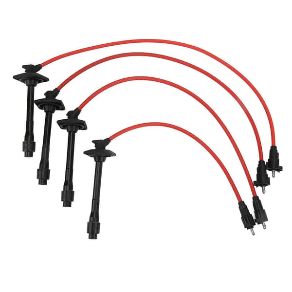 4 stk/sett tennpluggledningssett tenningskabelsett 90919?22400 erstatning for Camry Solara L4 2.2L