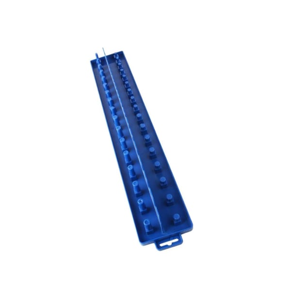 1/2 Socket Organizer Hållare Rack Sleeve Förvaringsfäste Verktygslåda Blue Metric L 1Set
