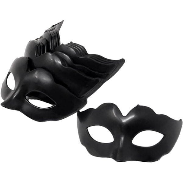 12ST Plast Mini Mask Nattverd Liten Maskerade Mask Dekorativ kake