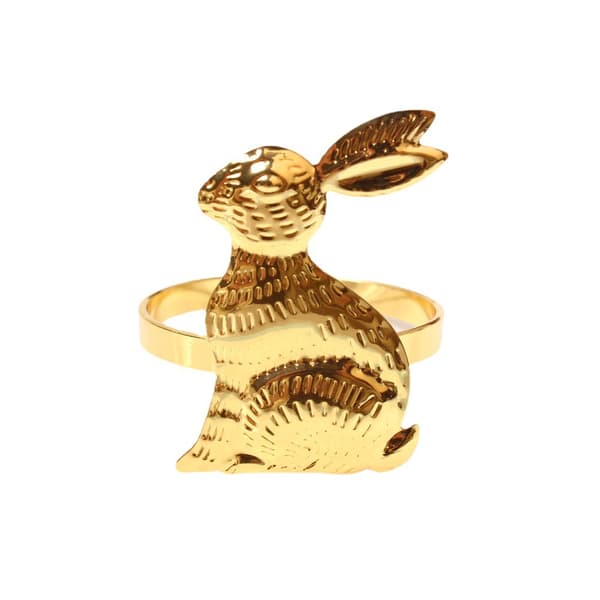 #6 Stykke Kreative Servietringe - Thanksgiving Kanin, Unikke Servietringe#