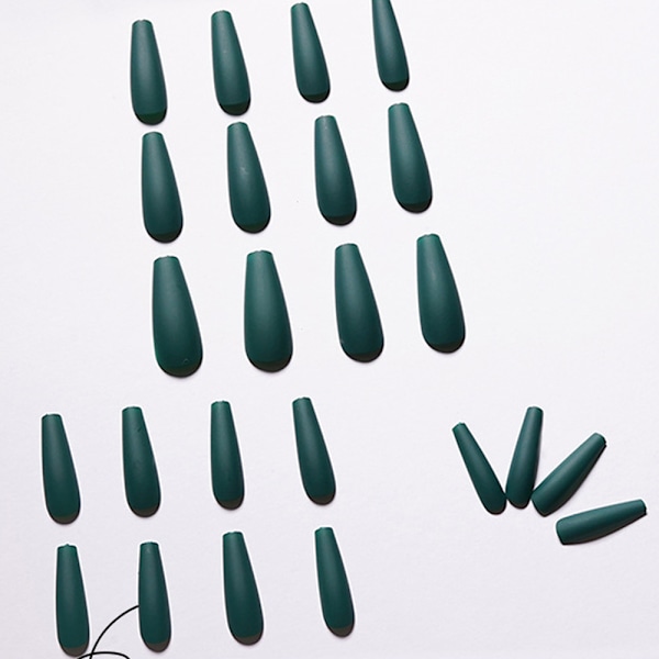 Ekstra lange PVC-negltupper Løsnegler Neglepinner Limfliker Negl style 2