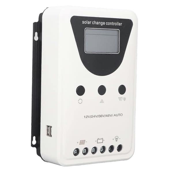 Solar Charge Controller PWM Automatisk Detektionssystem Beskyttelse Sikker Opladning Solpanel Regulator