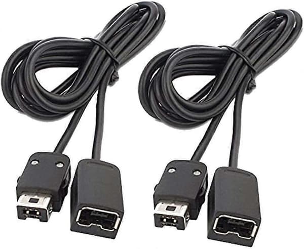 2 stk erstatnings NES Classic kontrollerforlengerkabel 3M / 10ft, erstatning i-Kawachi SNES forlengelsesstrømkabel for Super Nintendo SNES Classic Ed