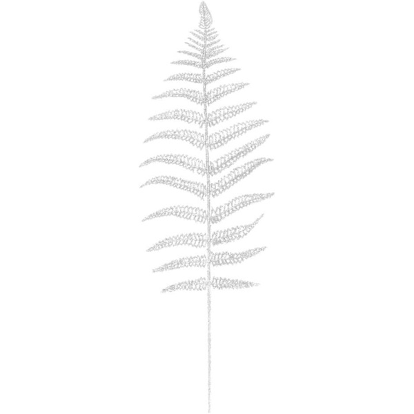 12 st Julglitterblad Faux Boston Fern Bush Tropiska löv Dekoration Bröllop Jul Blomsterarrangemang Kransprydnad