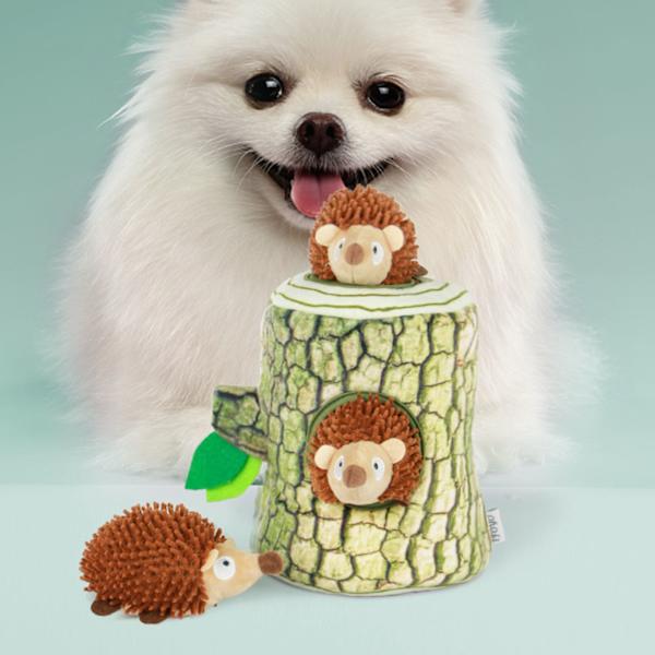 Spoof Dog Interactive Toys Squeak Plysch Slitstark stoppad tuggleksak för små hundar B