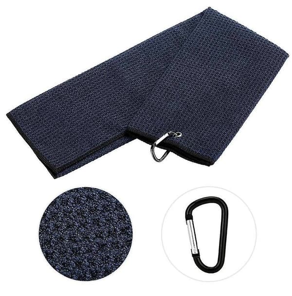 Golfhandduksborsteverktygssats med Club Groove Cleaner black