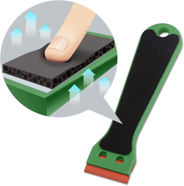 6 tums plastskrapa med 20 st plastrakhyvel Green