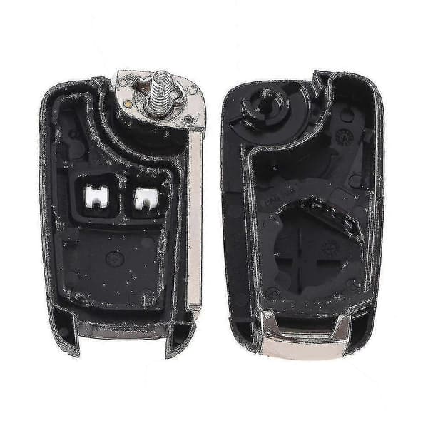 Flip Folding Fjernkontroll Nøkkelveske Opel 2 Knapper Hu100
