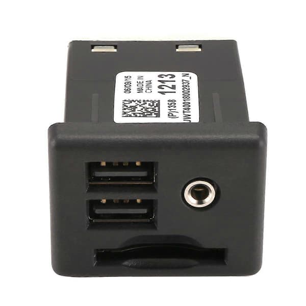 Midterkonsol Auxiliary Jack USB-interface SD-kortindgang Dobbelt USB+AUX 13581213 til XTS ATS