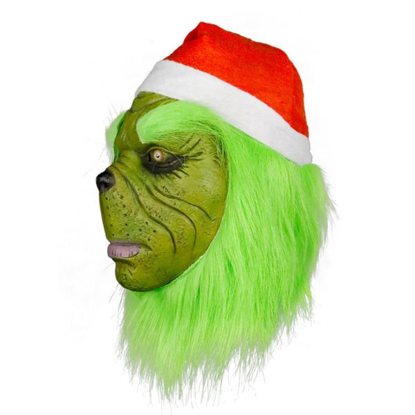 How the Grinnch Stole Mask Spil Skræmmende Ond Halloween Jul Voksen