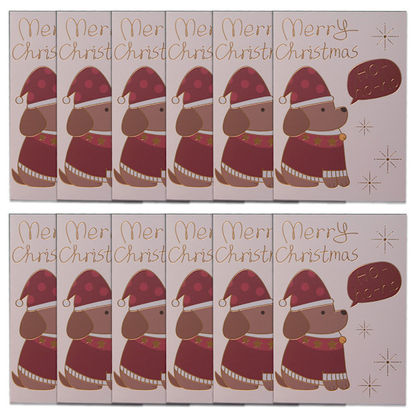 Christmas Eske gratulasjonskort Multi-Pack Sett，Vinter Style 6