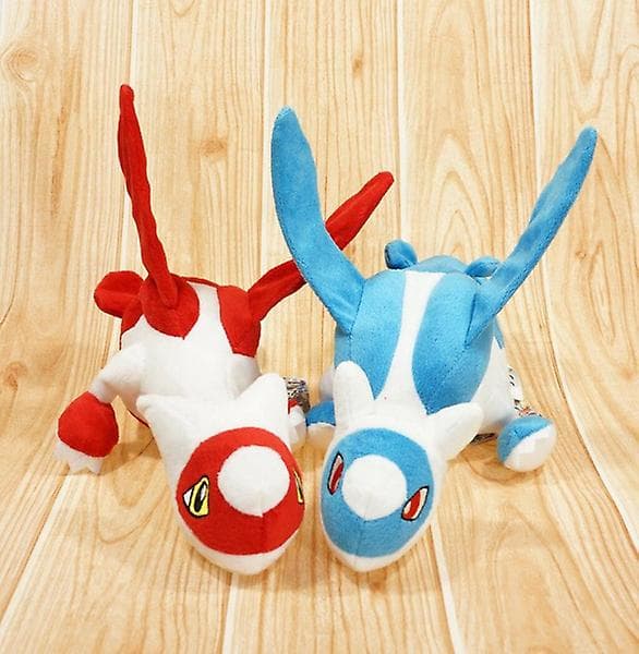 Latias Latios Plyschdocka Plyschleksak Flying Elf Present för barn Blue