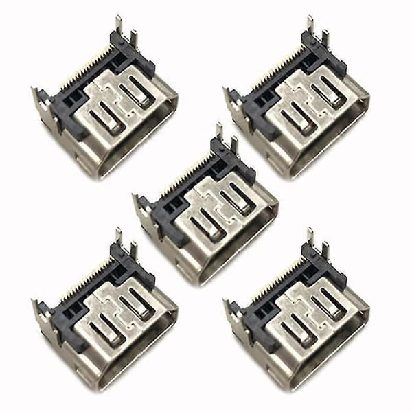 5x HDMI-kompatible portstik til P5-konsol reservedel - God