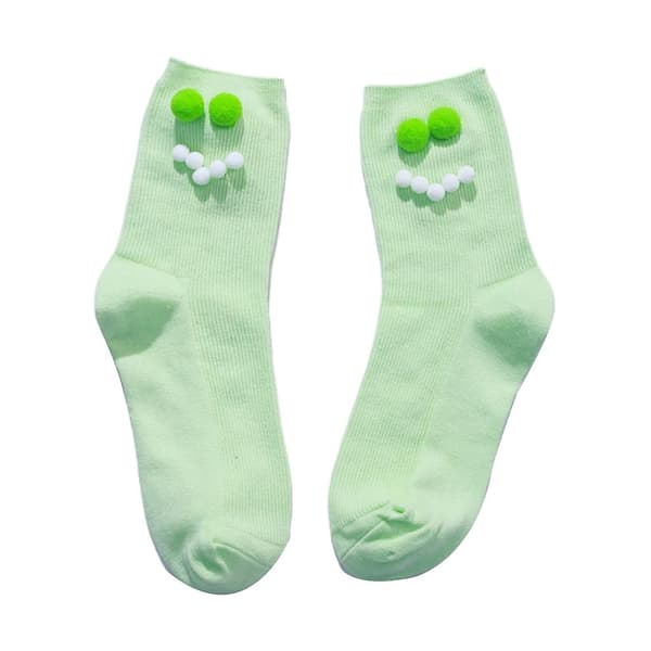 Julsockor Dam Vintervärmare Strumpor Söta rosettdesignade Varmare Strumpor Style 3