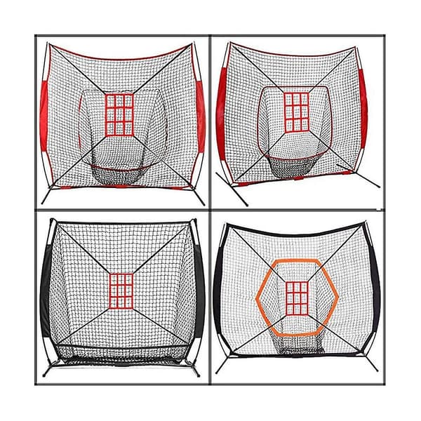 Bärbar baseball Träning Nätslag Pitching Batting Träning Nät Baseball Backstop Net Baseball