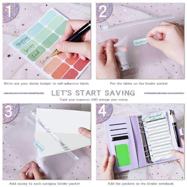 A6 Budgetmappe Budget Organizer CYAN Cyan