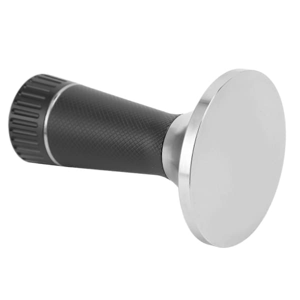 Kaffetamper røresæt rustfrit stål 2 i 1 58,3 mm kaffetamper distributionsnål til køkken sort