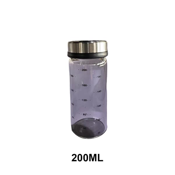 Förseglade kryddburkar med roterande lock Transparent kryddburk 200ML
