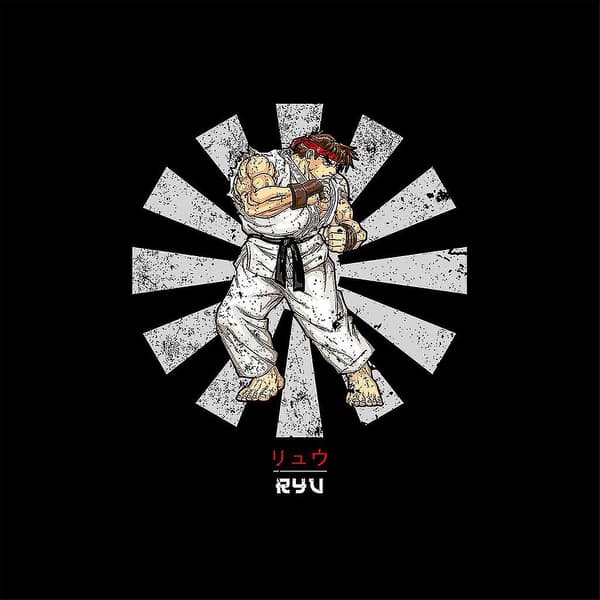 Ryu Street Fighter Retro japansk mugg