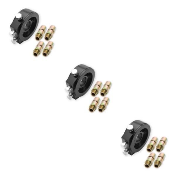 1/2/3 Universaali öljynsuodatin helppoon asennukseen ja korkeaan black 8*8*2.8cm 3PCS