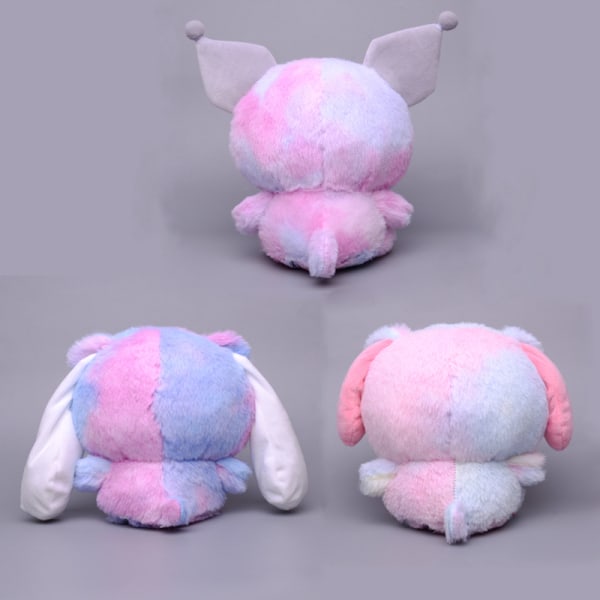 Cross-border sales of kuromi Sanrio family plush toys Kuromi Melody doll Laurel dog doll 1 23CM