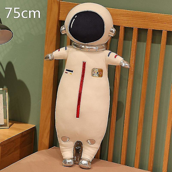 75/105/120 cm rymdastronaut lång kudde Plyschleksak Söt dockkudde Mjuk fylld för barns födelsedagspresent Blidka baby