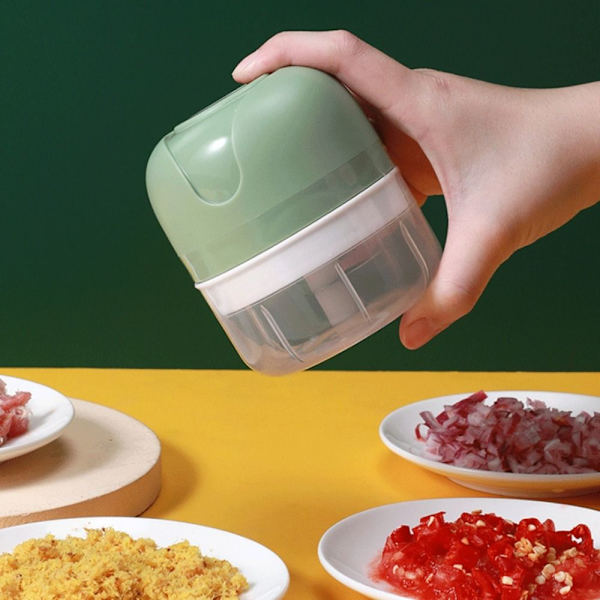 Vitlökshackare Köttkvarn VIT white