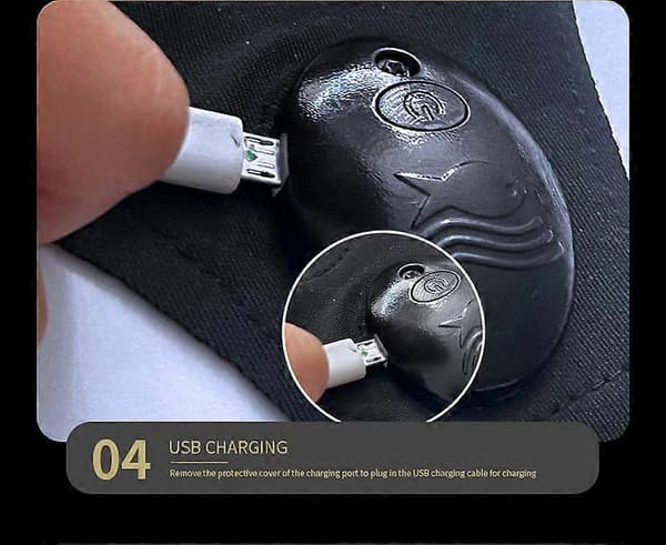 LED USB-taskulamppukäsine – Lahja miehille, ulkokalastushanskat isälle