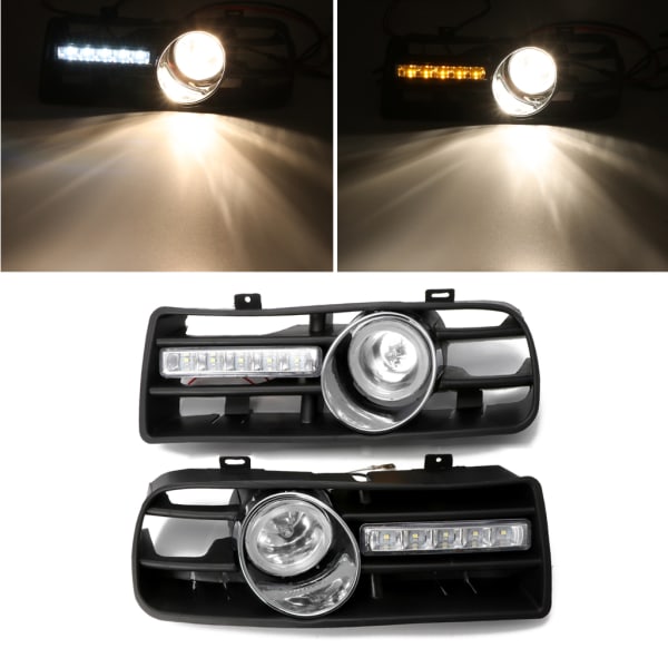 2st Hög ljusstyrka bilhuv Lamp Strip Dagsljus för de flesta för bilar 6000 K - White 1600 Lm