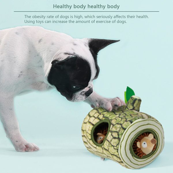 Spoof Dog Interactive Toys Squeak Plysch Slitstark stoppad tuggleksak för små hundar B