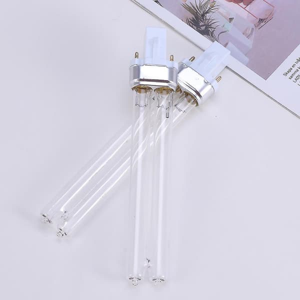 2 stk. 11W ultraviolet UV-desinfektionslamper UV-steriliseringspærer til sterilisator akvarium (G23 lampefod)