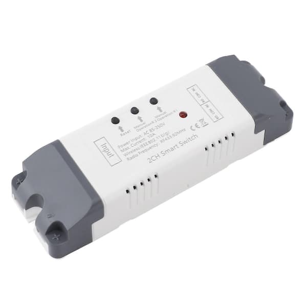 Trådløs fjernkontrollmodul 2200W 3 modus 2 kanaler 433.92mhz Timer Trykk Lås Fjernkontrollmodul 85V