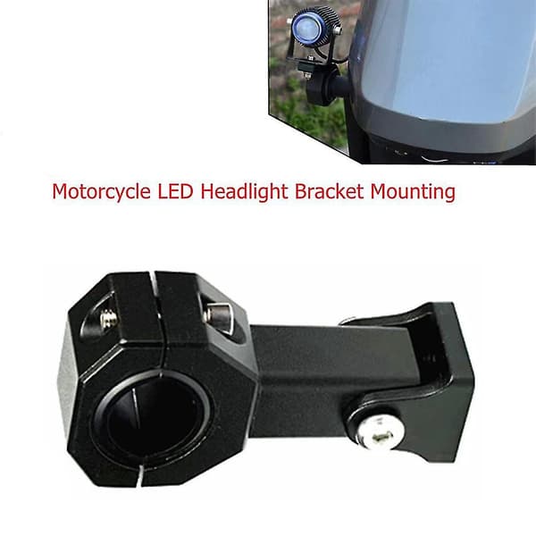 Motorsykkel LED Frontlykt Brakett Montering Tåkelys Forlengelsesstang Stativ
