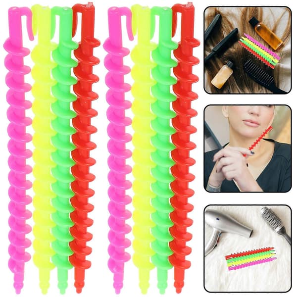 26 stk. Spiralpermanentstaver for frisørstyling og krølling