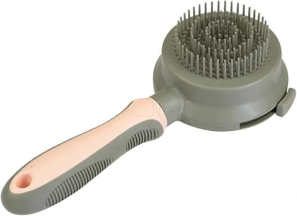 Ryktborste, Hästvårdsutrustning, Hållbar, Ergonomisk och Säker (Grå/Rosa)