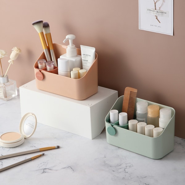 Skrivebordsorganisator Makeup-organisator til soveværelse grön