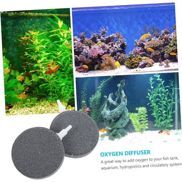 4 stk iltede Bubble Stone Air Bubbler Luftspridere Oxygenator Akvarieluftning til akvarieluft til akvariefisk