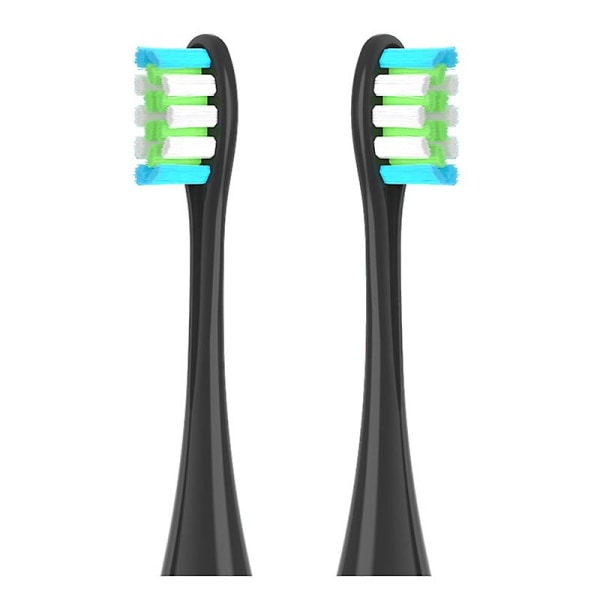 10 st utbyteshuvuden för elektriska tandborstar som är kompatibla med Oclean-modeller Black
