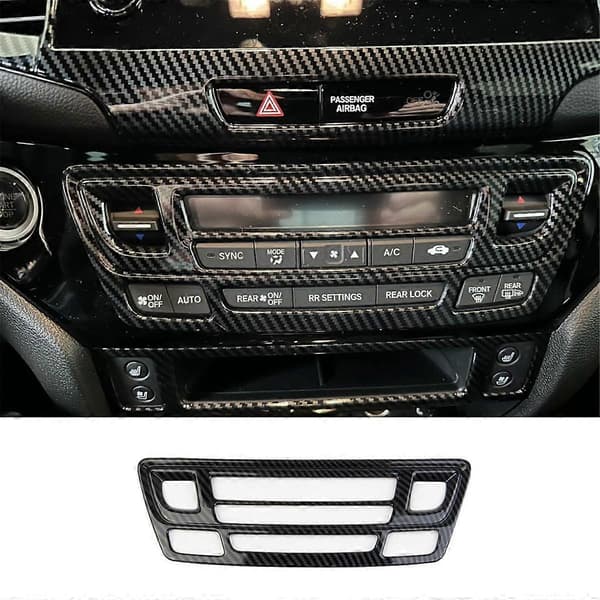 Til 2021-2023 Pilot 2016-2022 Central Kontrol Klimaanlæg Panel Cover Trim Kulfiber