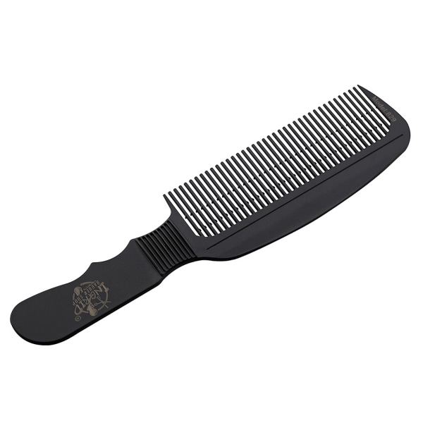 Flat Top Clipper Kam Fintand Hårklippande Styling Tool för Kvinnor Män Frisörer Frisörer Barberare Svart 9,05 tum Black