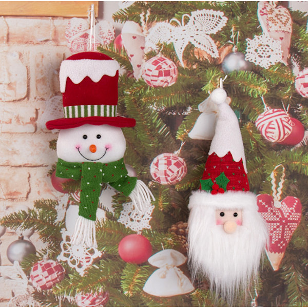 Juletrepynt plysj juledekorasjon Snowman